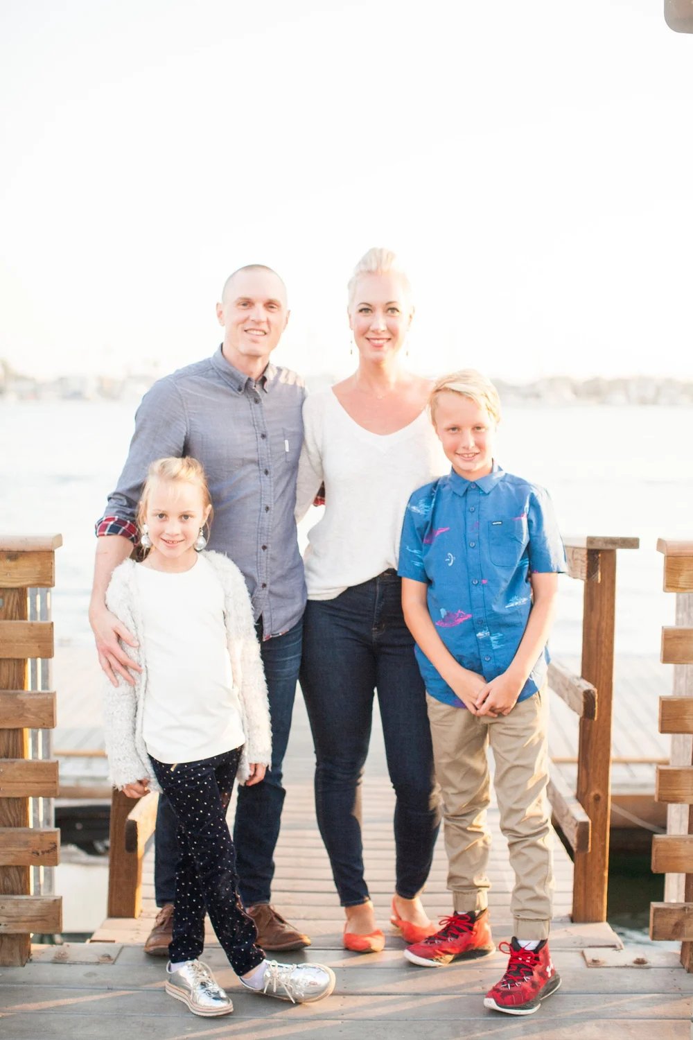 Justin with his family